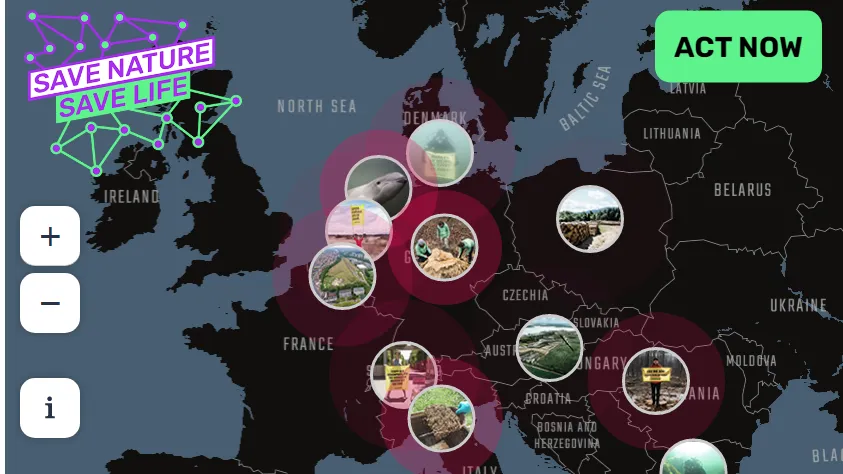 Screenshot auf Greenpeaceseite